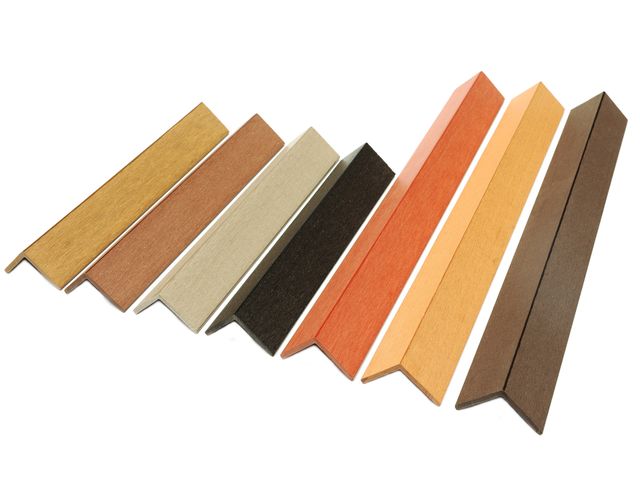 Fan of colour-matched L-angle edge trims
